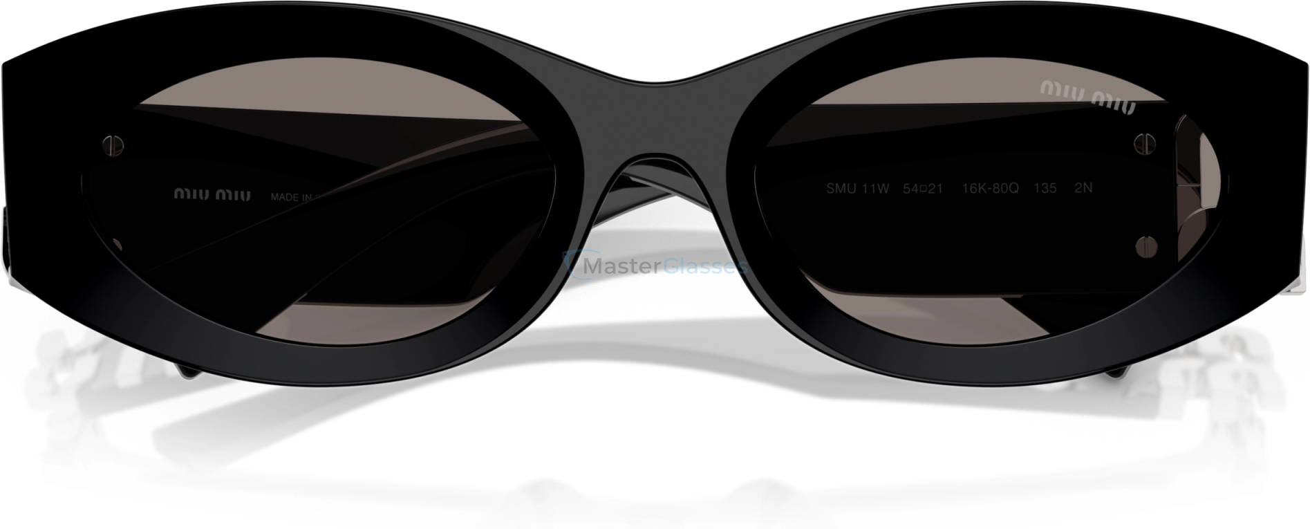 Солнцезащитные очки Miu Miu 0MU 11WS MU 11WS 16K80Q Black