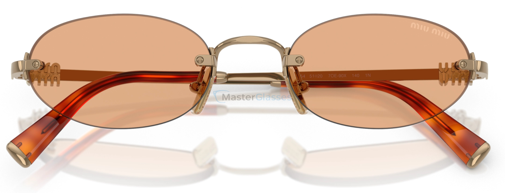 Солнцезащитные очки Miu Miu MU A54S 7OE90X Brown