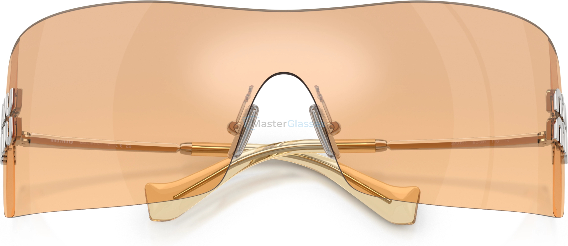 Солнцезащитные очки Miu Miu MU B53S 1BC80Y Silver