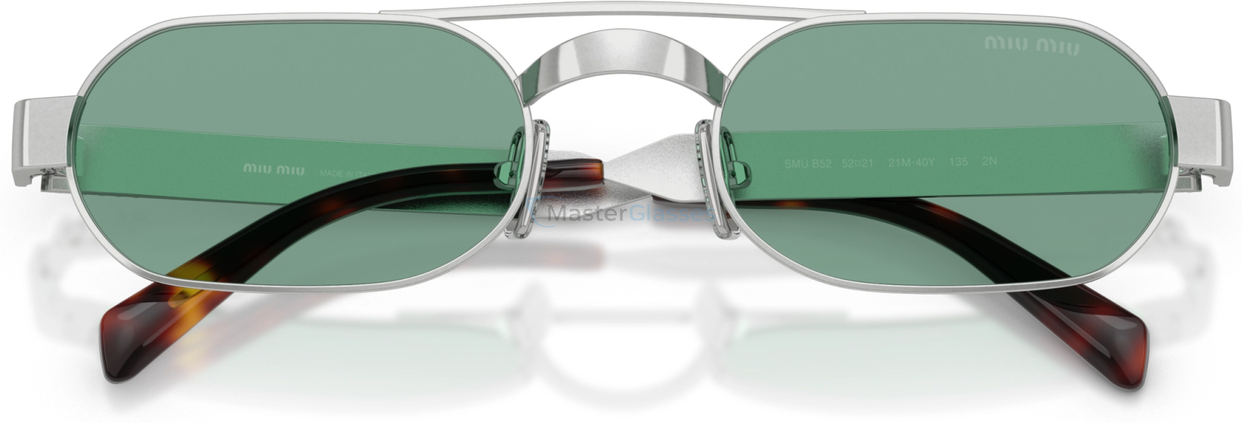 Солнцезащитные очки Miu Miu MU B52S 21M40Y Silver