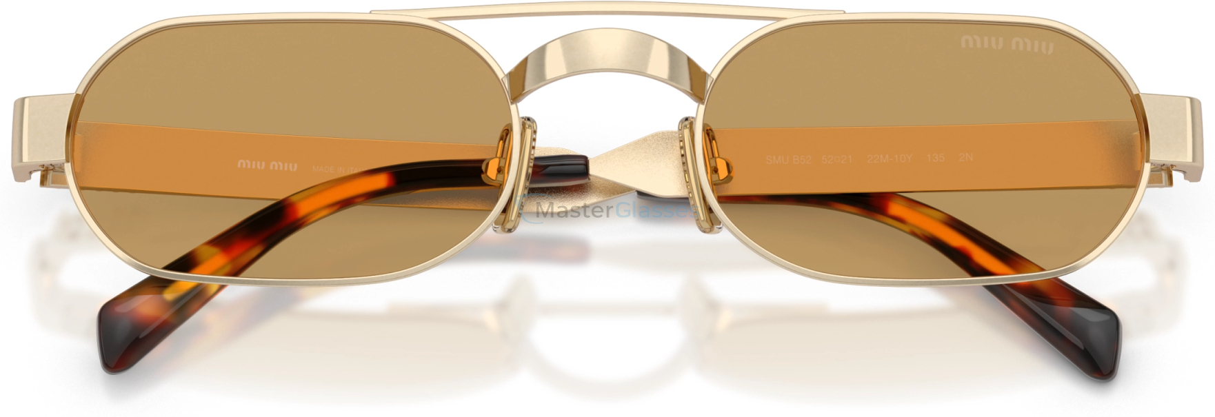 Солнцезащитные очки Miu Miu MU B52S 22M10Y Gold