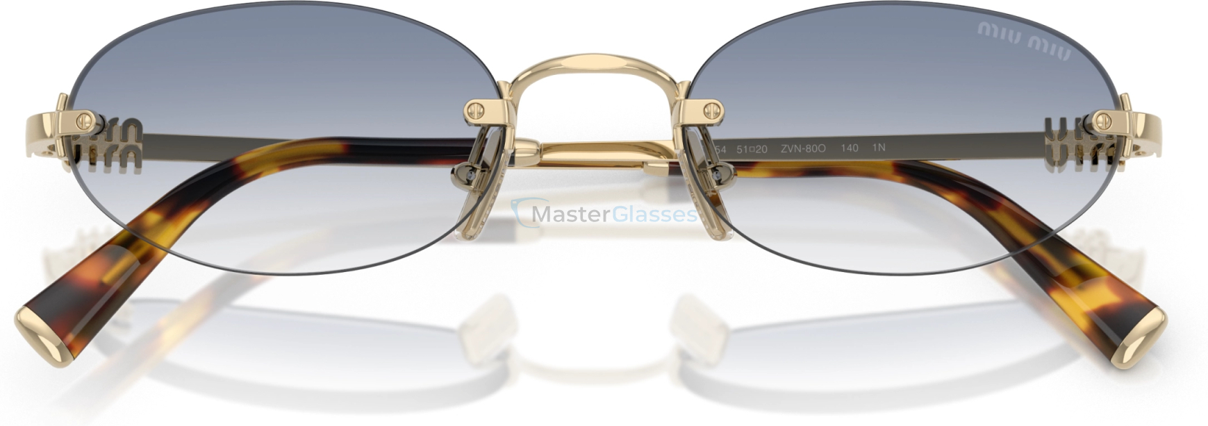 Солнцезащитные очки Miu Miu MU A54S ZVN80O Gold