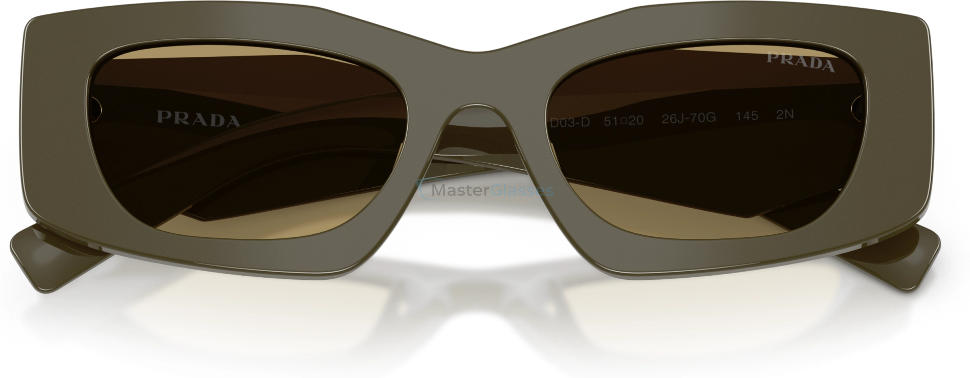 �������������� ���� Prada PR D03SD 26J70G Green