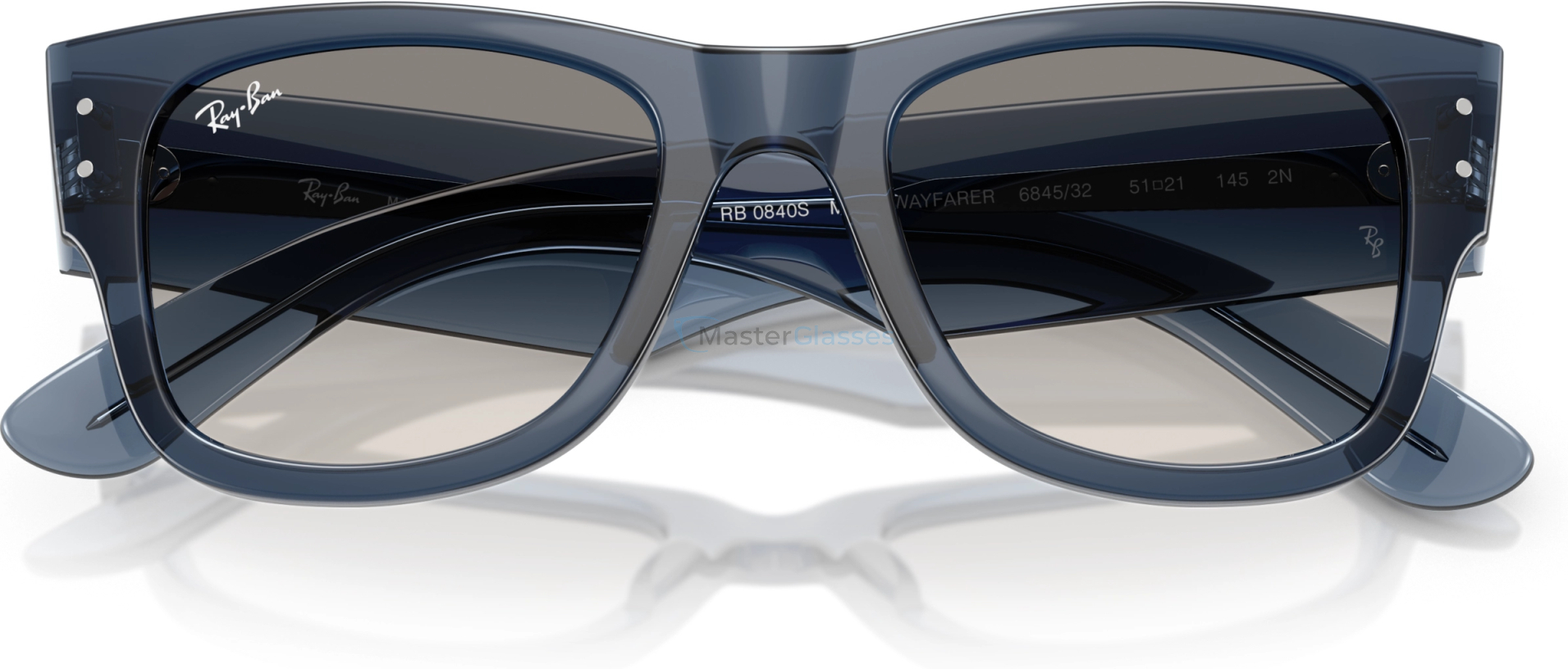 �������������� ���� Ray-Ban MEGA WAYFARER RB0840S 684532 Blue