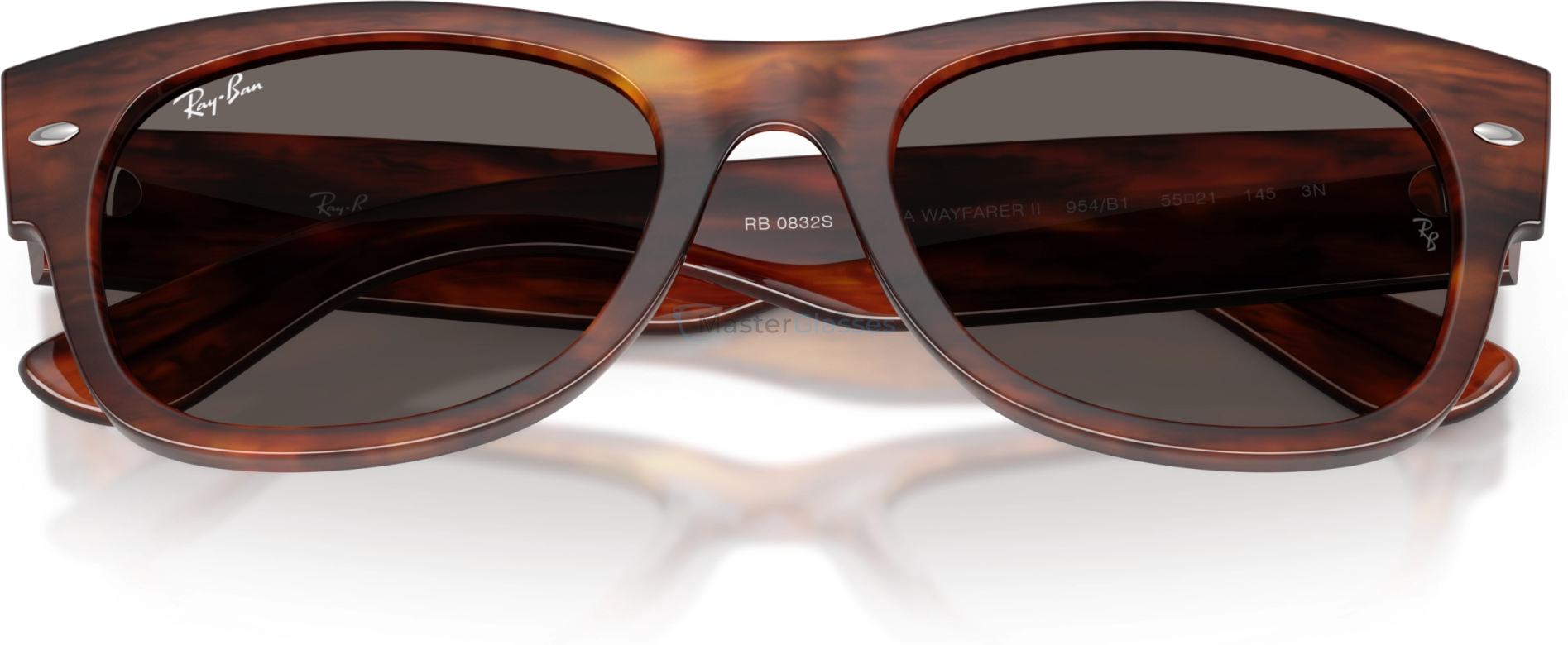 �������������� ���� Ray-Ban MEGA WAYFARER II RB0832S 954/B1 Brown