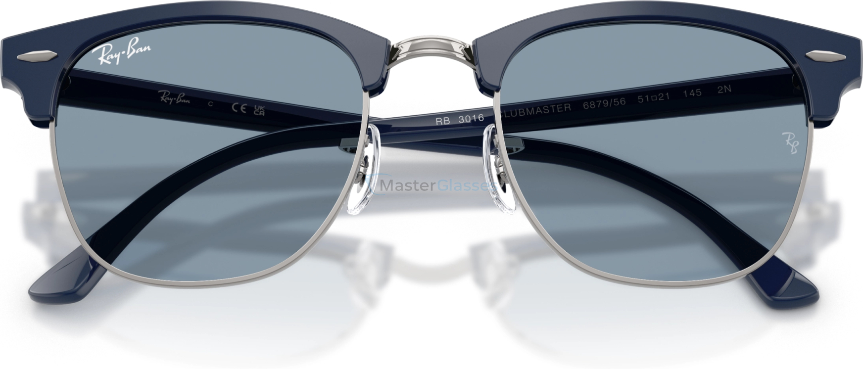 �������������� ���� Ray-Ban CLUBMASTER RB3016 687956 Blue