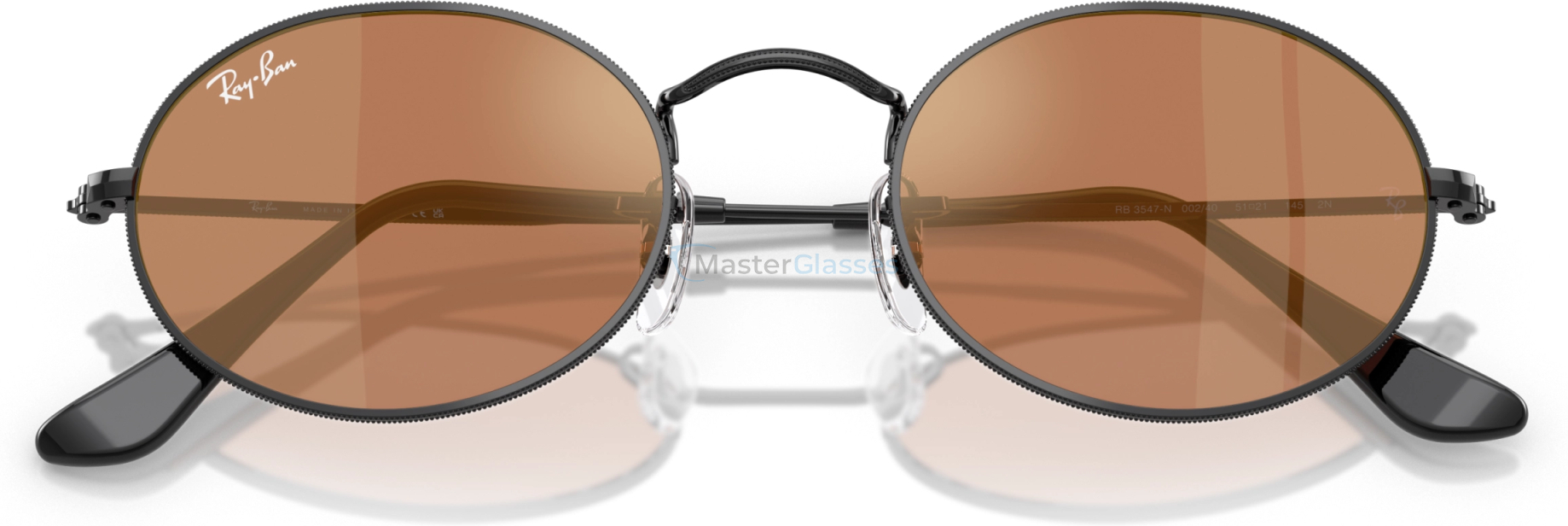 �������������� ���� Ray-Ban OVAL RB3547N 002/40 Black