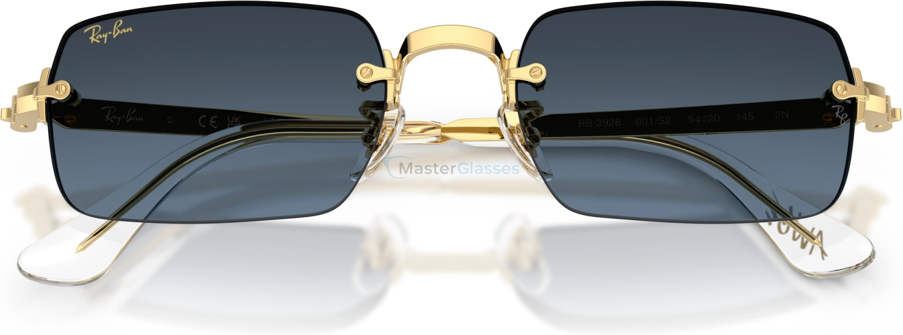 Солнцезащитные очки Ray-Ban RB3928 001/S2 Gold