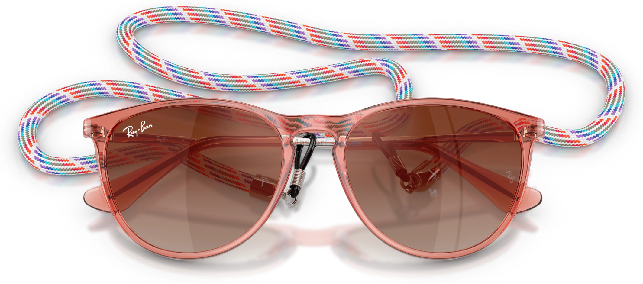 Детские солнцезащитные очки Ray-Ban JUNIOR ERIKA RJ9060S 7225S0 Red