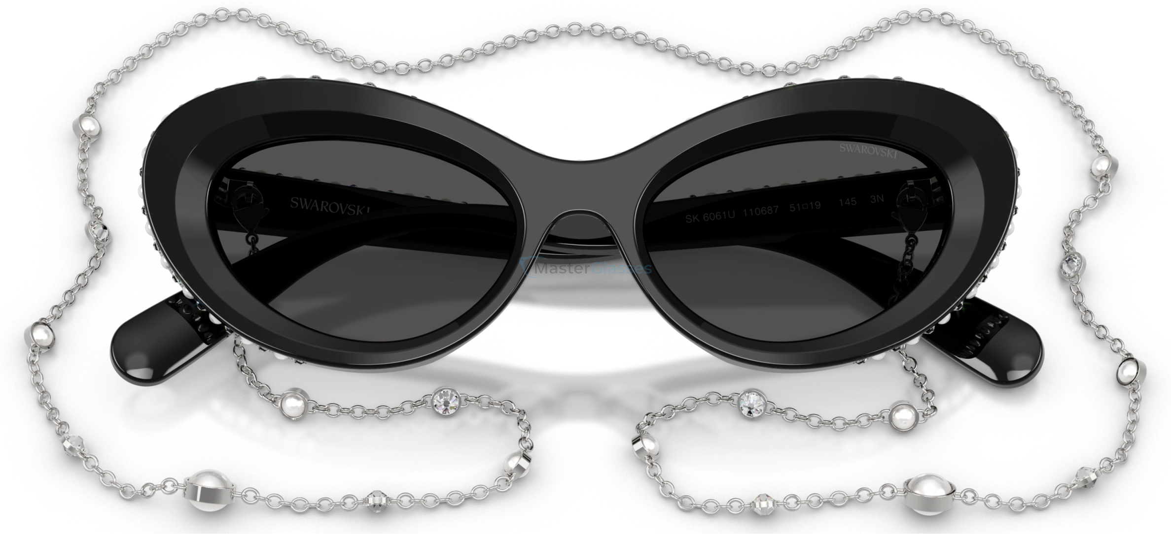 �������������� ���� Swarovski SK6061U 110687 Black