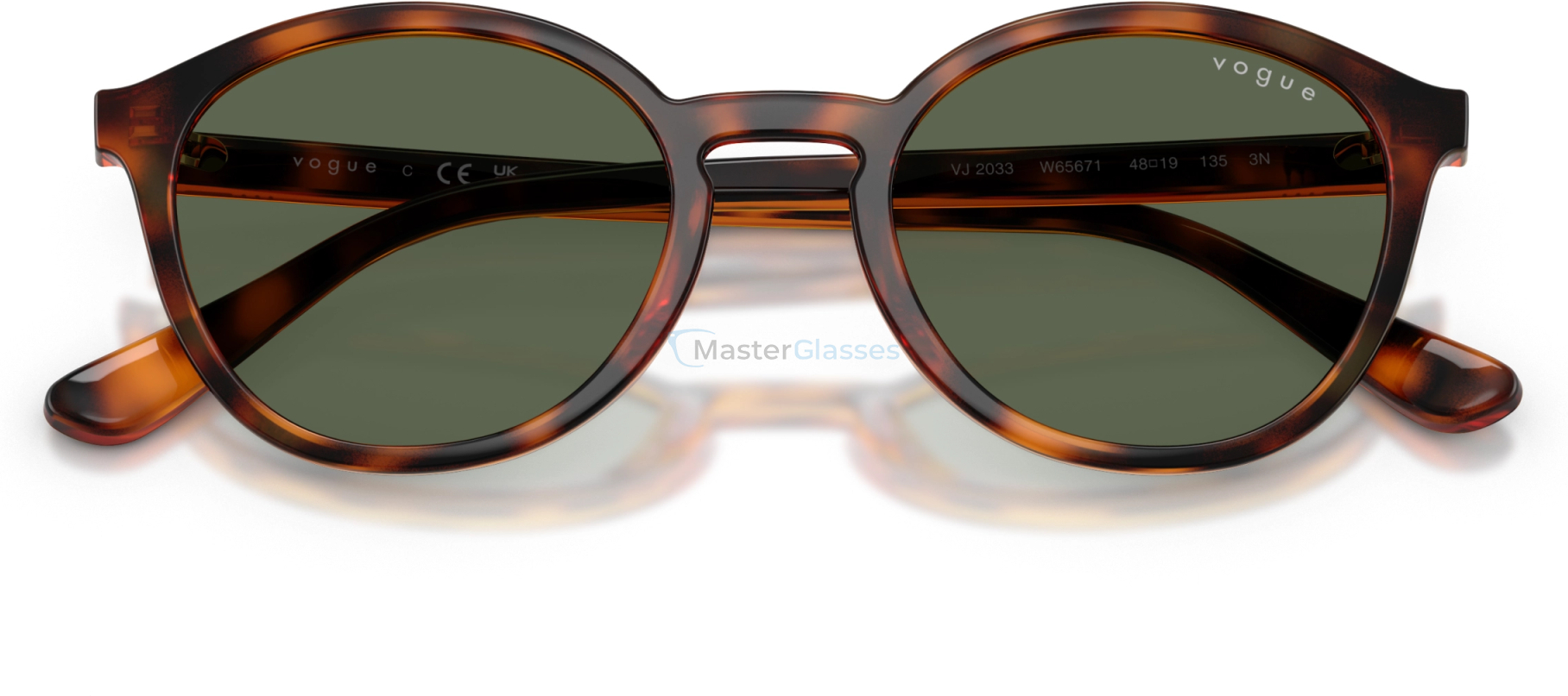 Детские солнцезащитные очки Vogue VJ2033 W65671 Brown