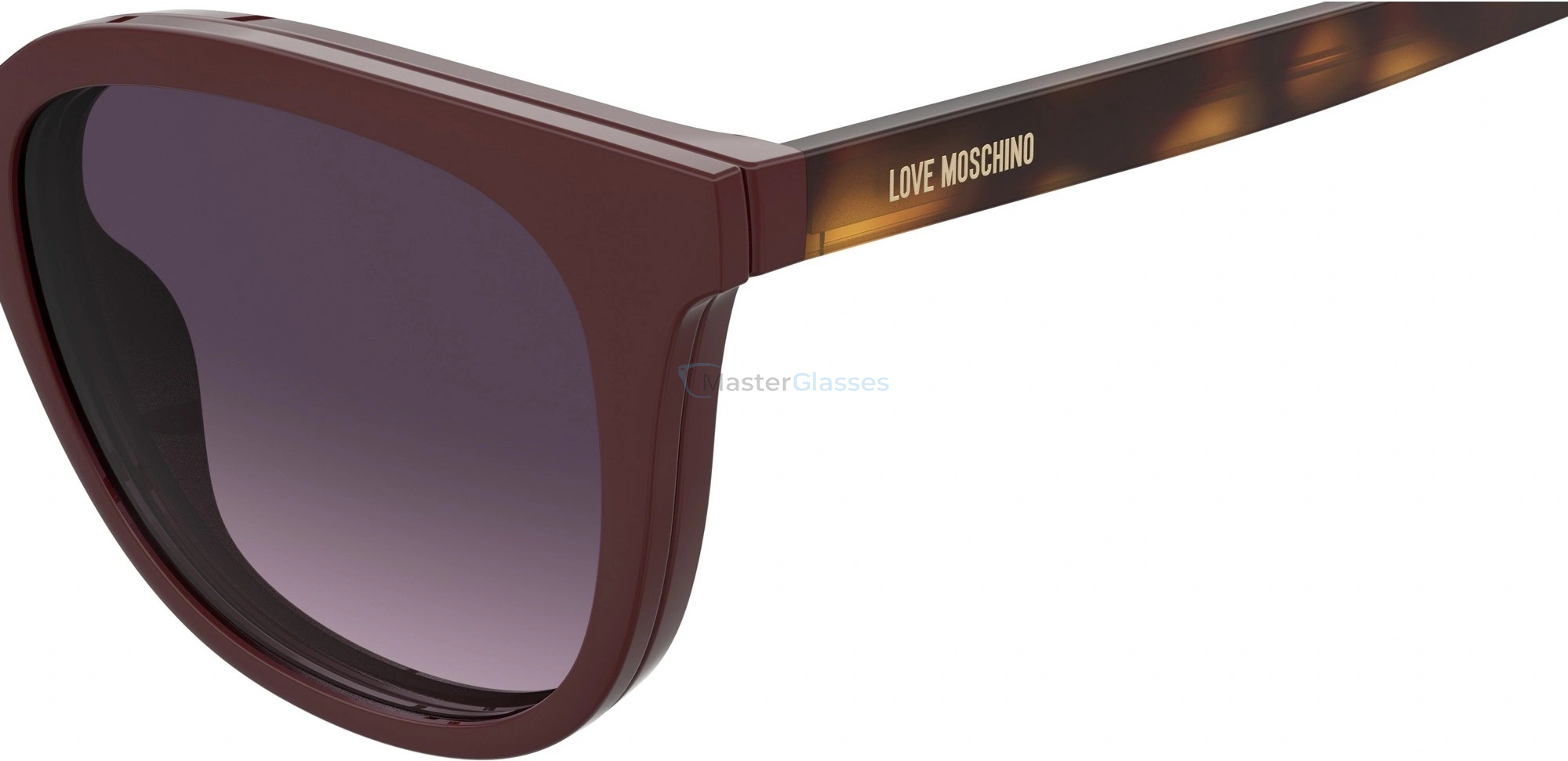 Оправа с солнцезащитным клипоном Moschino Love MOL681/C LHF Burgundy 2