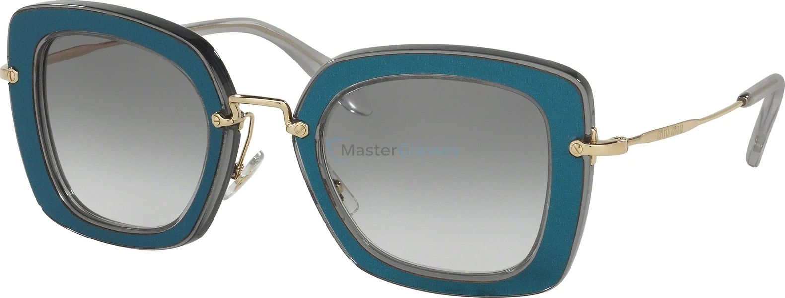 �������������� ���� MIU MIU Special Project MU 07OS ROY1E0 Transparent Grey