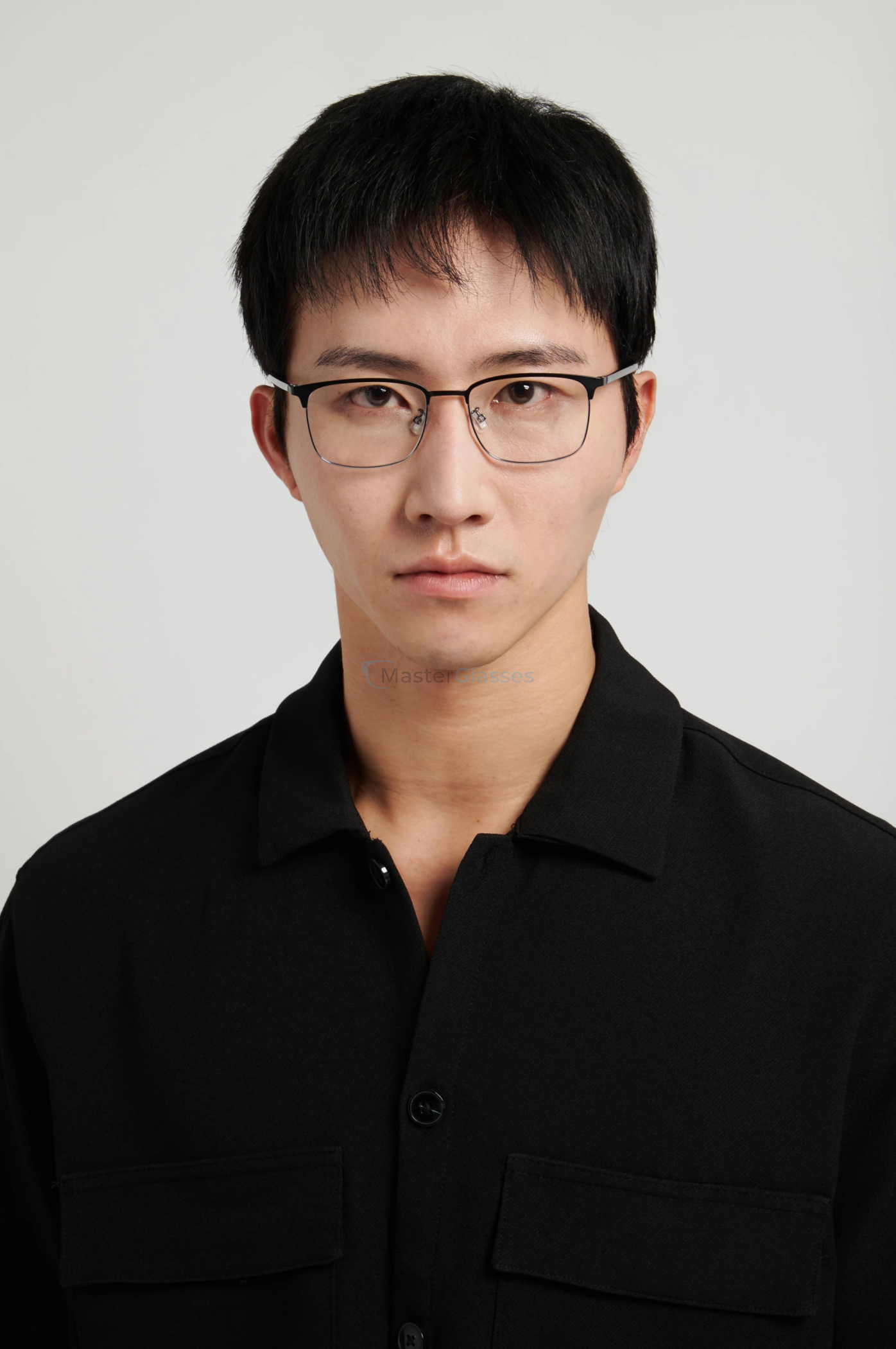 ������ HUGO BOSS 1930/F ANS Black Dark Ruthenium