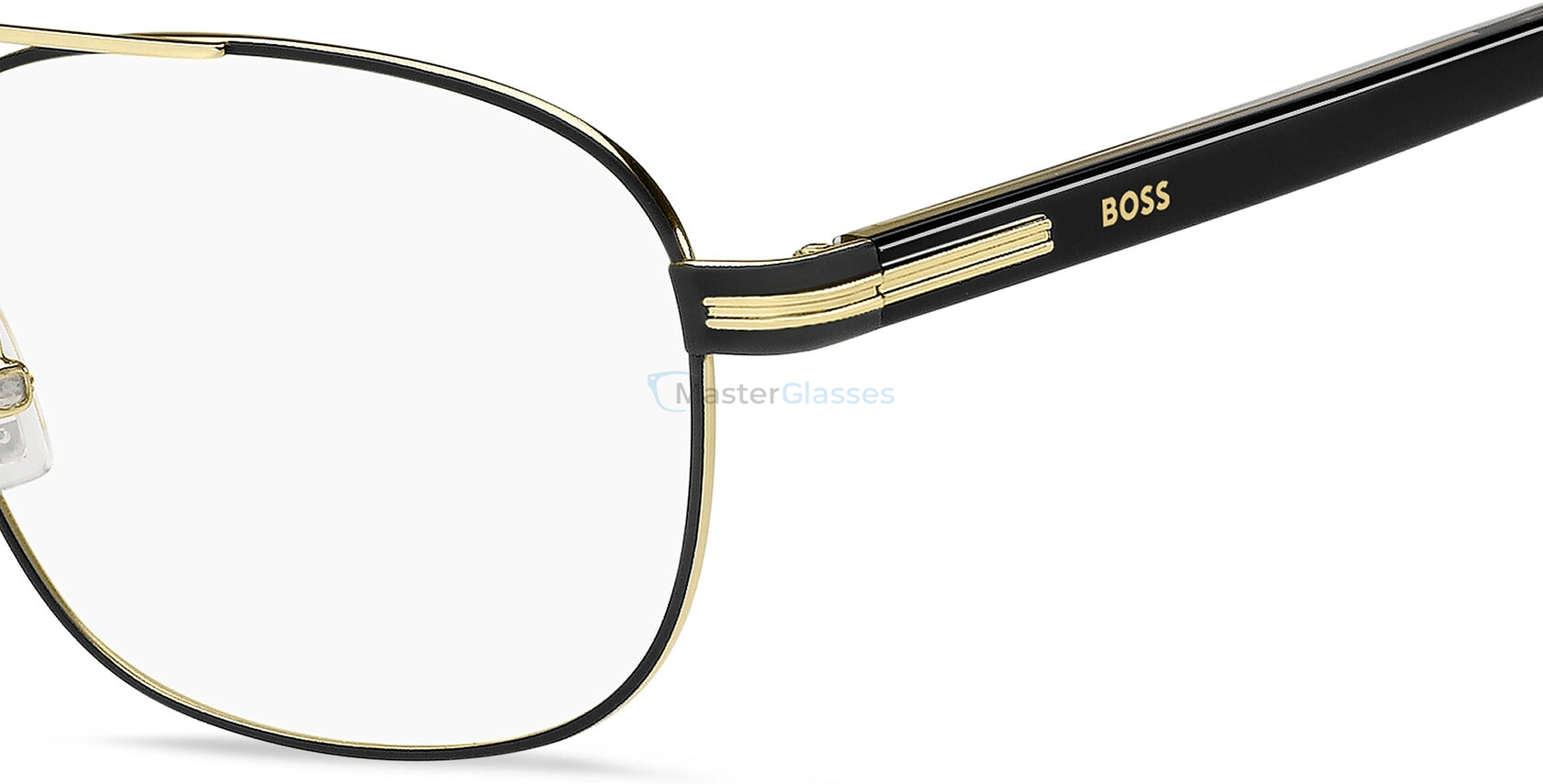 ������ HUGO BOSS 1756 I46 Matte Black Gold