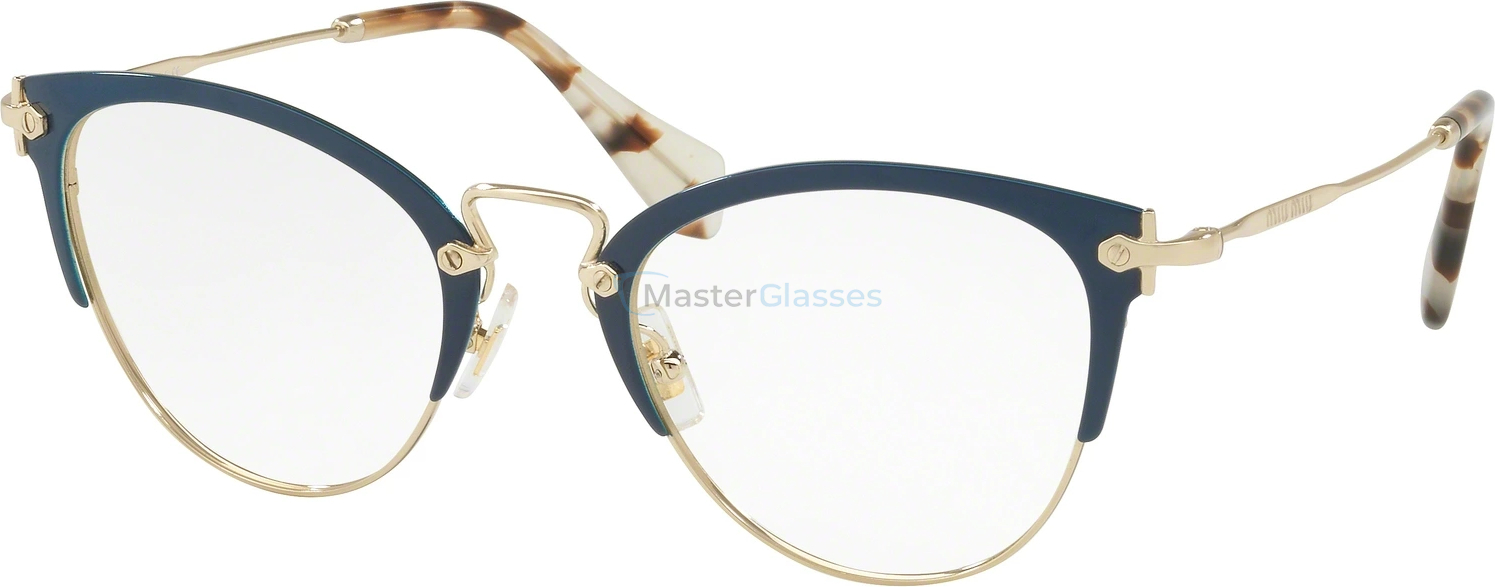 Оправа MIU MIU MU 50QV VYH1O1 Blue/pale Gold