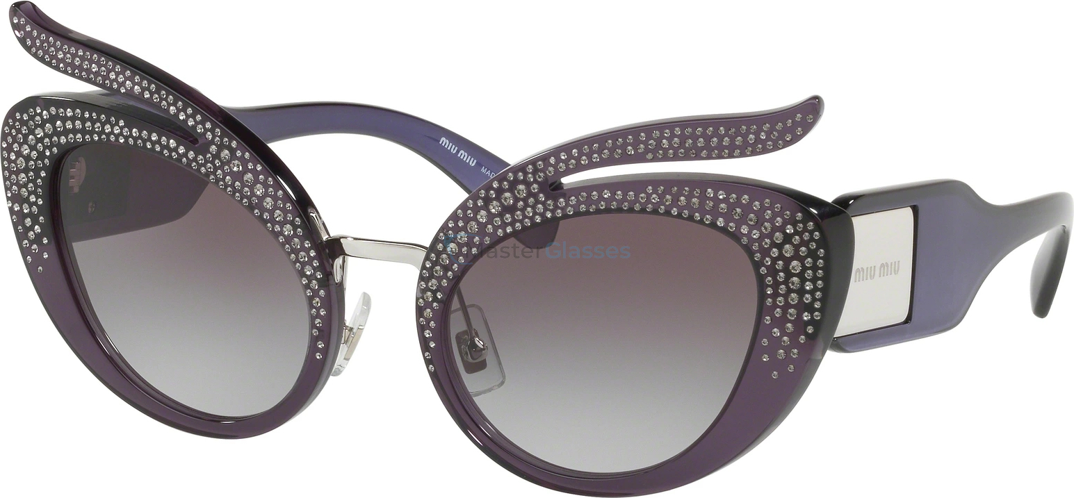 �������������� ���� MIU MIU MU 04TS 07H3E2 Transparent Violet