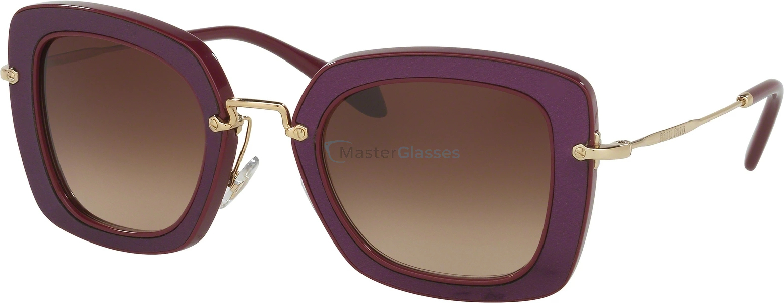 Солнцезащитные очки MIU MIU Special Project MU 07OS UFY6S1 Amaranth