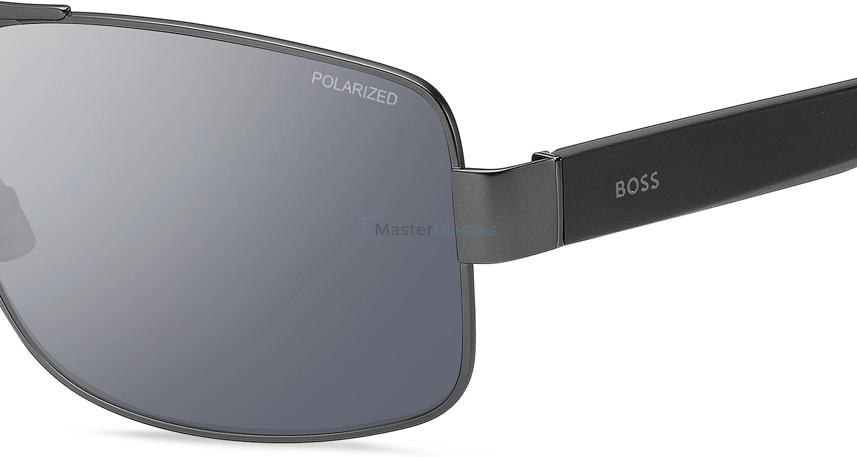 �������������� ���� HUGO BOSS 1761/S R80 Matte Dark Ruthenium