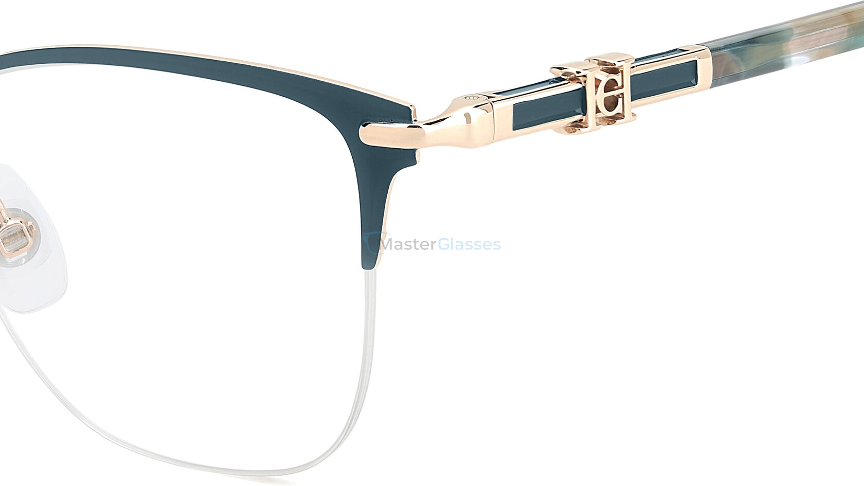 ������ CAROLINA HERRERA HER 0384 OGA Gold Teal
