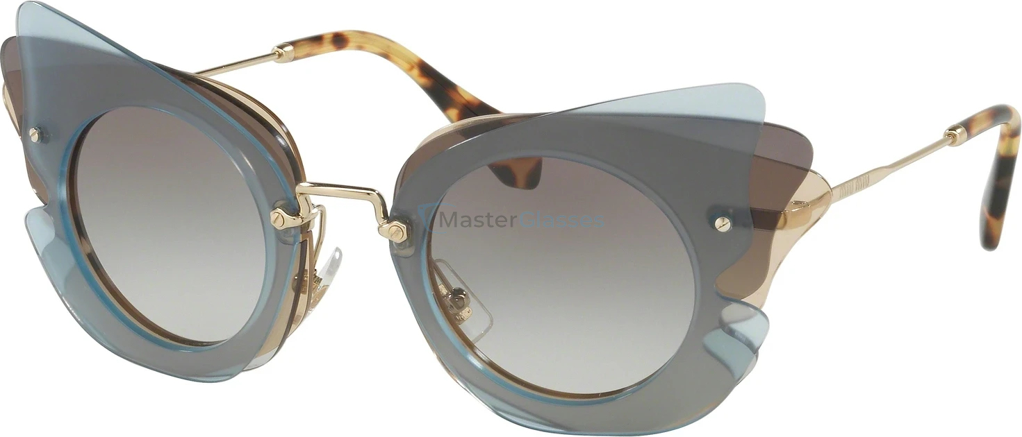 Солнцезащитные очки MIU MIU MU 02SS VA00A7 Azure/hazelnut