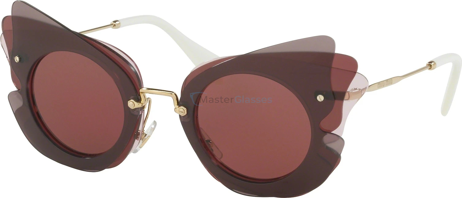 Солнцезащитные очки MIU MIU MU 02SS VA50A0 Dark Brown/pink