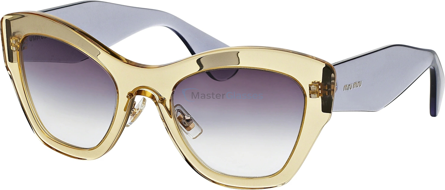 Солнцезащитные очки MIU MIU Tbd MU 11PS TIM4W1 Transparent Yellow