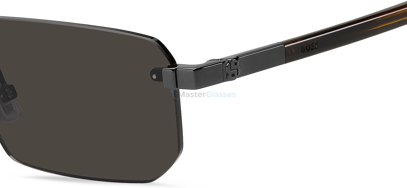 �������������� ���� HUGO BOSS 1918/S V81 Dark Ruthenium Black