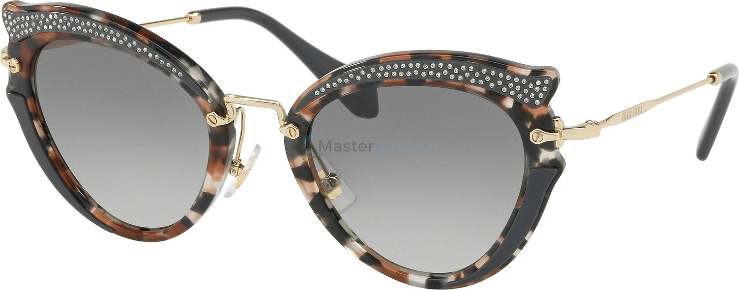 �������������� ���� MIU MIU Core Collection MU 05SS 79A3M1 Grey Havana/brown