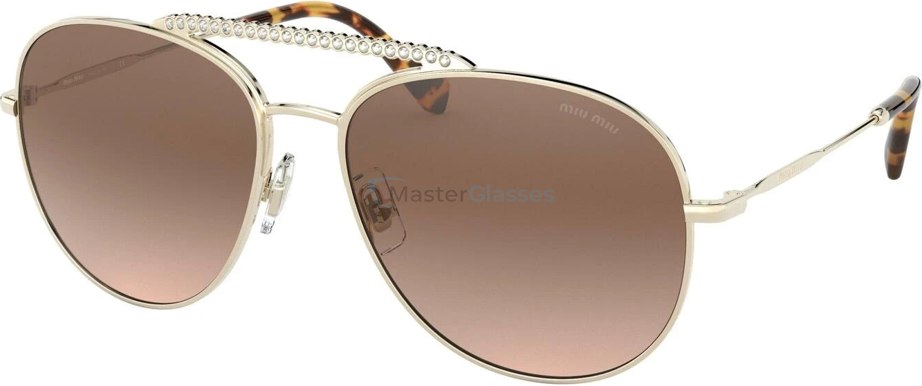 Солнцезащитные очки MIU MIU MU 53VS ZVNQZ9 Pale Gold