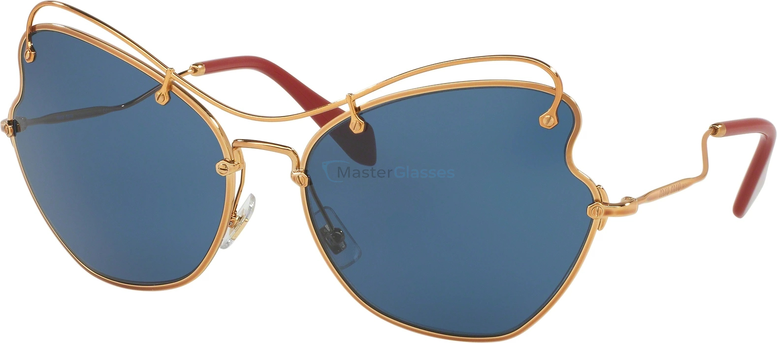 Солнцезащитные очки MIU MIU MU 56RS 7OE1V1 Antique Gold