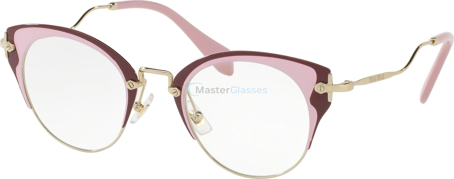 Оправа MIU MIU MU 52PV U651O1 Pale Gold/pink/amaranth
