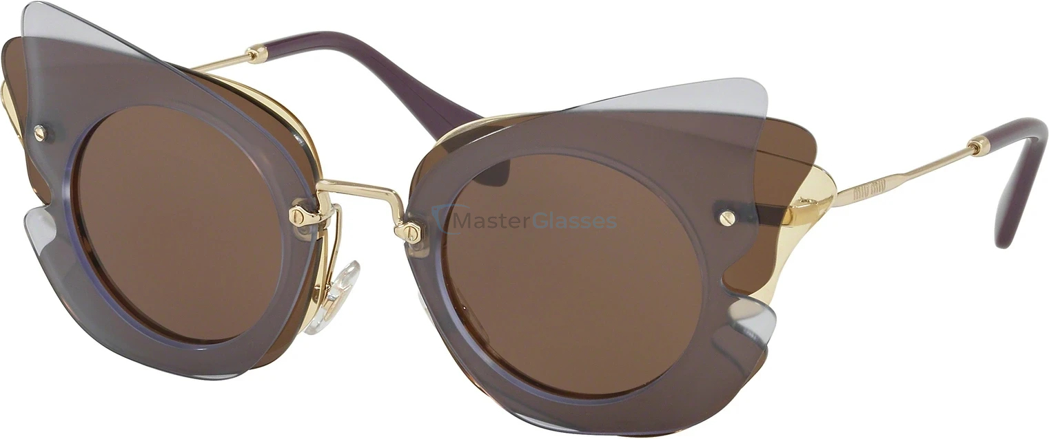 Солнцезащитные очки MIU MIU MU 02SS VA68C1 Lilac/yellow