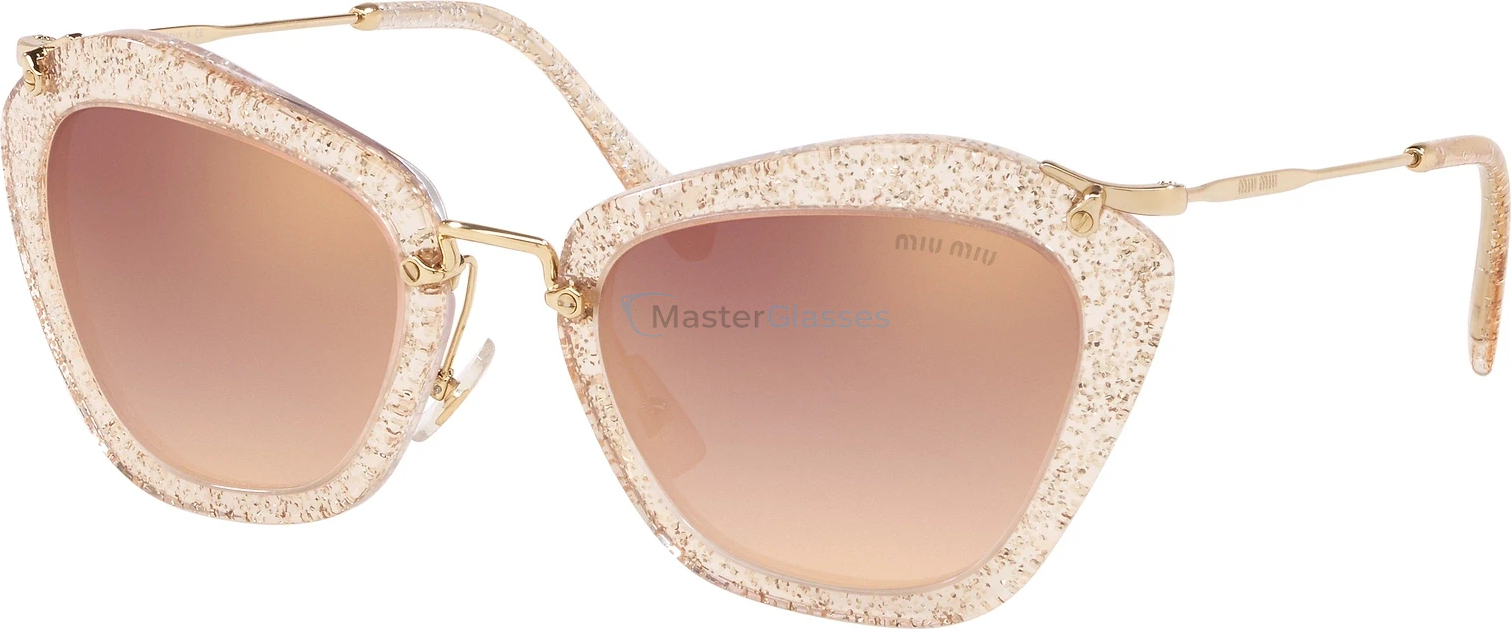 Солнцезащитные очки MIU MIU Special Project MU 10NS 155AD2 Glitter Gold