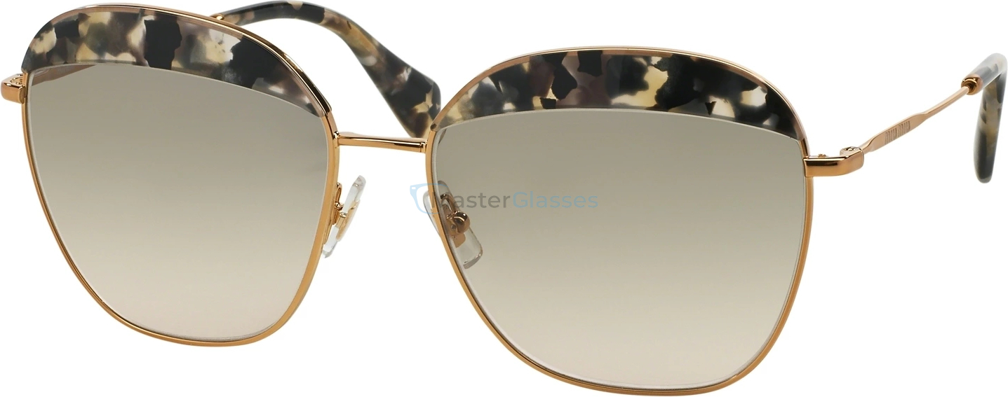 �������������� ���� MIU MIU MU 53QS DHE3H2 Havana Marble White/black