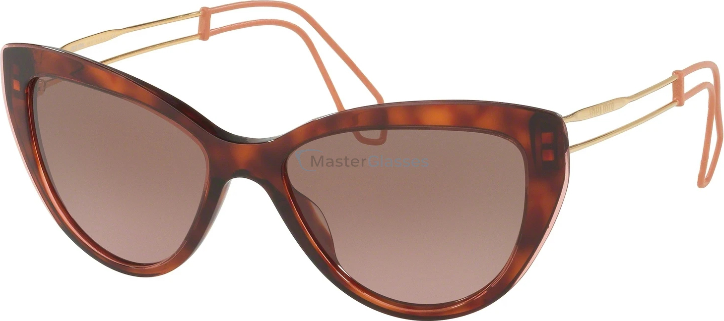 �������������� ���� MIU MIU MU 12RS U6G5P1 Havana/pink Transparent