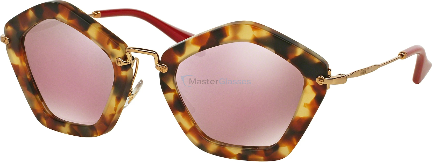 Солнцезащитные очки MIU MIU MU 06OS UA54M2 Sand Light Havana