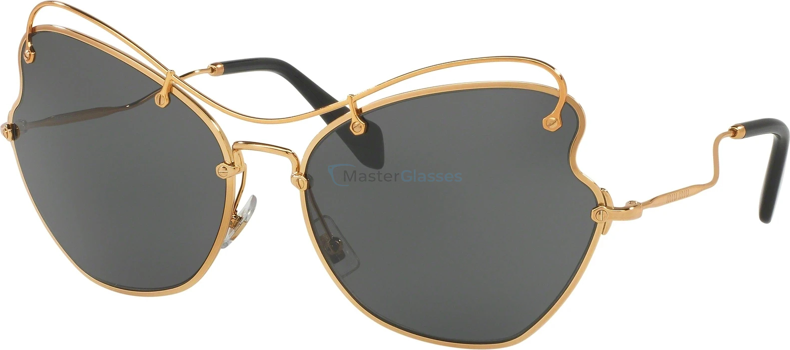 Солнцезащитные очки MIU MIU MU 56RS 7OE1A1 Antique Gold