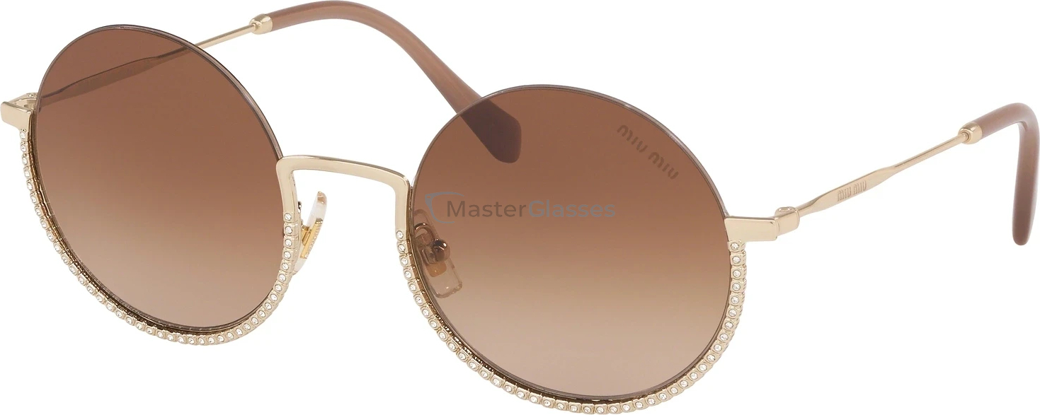 Солнцезащитные очки MIU MIU Core Collection MU 69US ZVN1Z1 Pale Gold