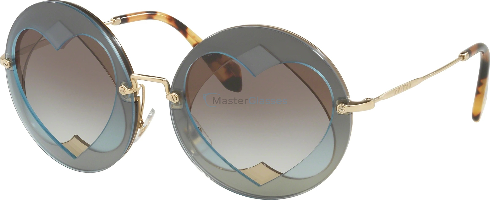 �������������� ���� MIU MIU MU 01SS VA00A7 Azure/hazelnut