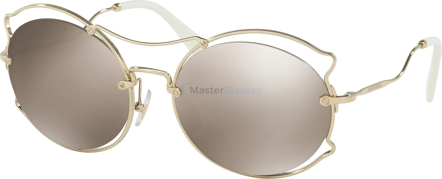 Солнцезащитные очки MIU MIU MU 50SS ZVN1C0 Pale Gold