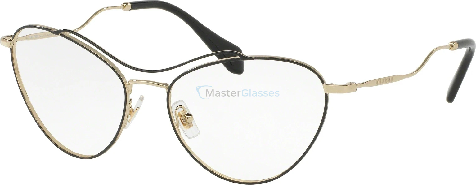 Оправа MIU MIU MU 53PV 1AB1O1 Pale Gold/black
