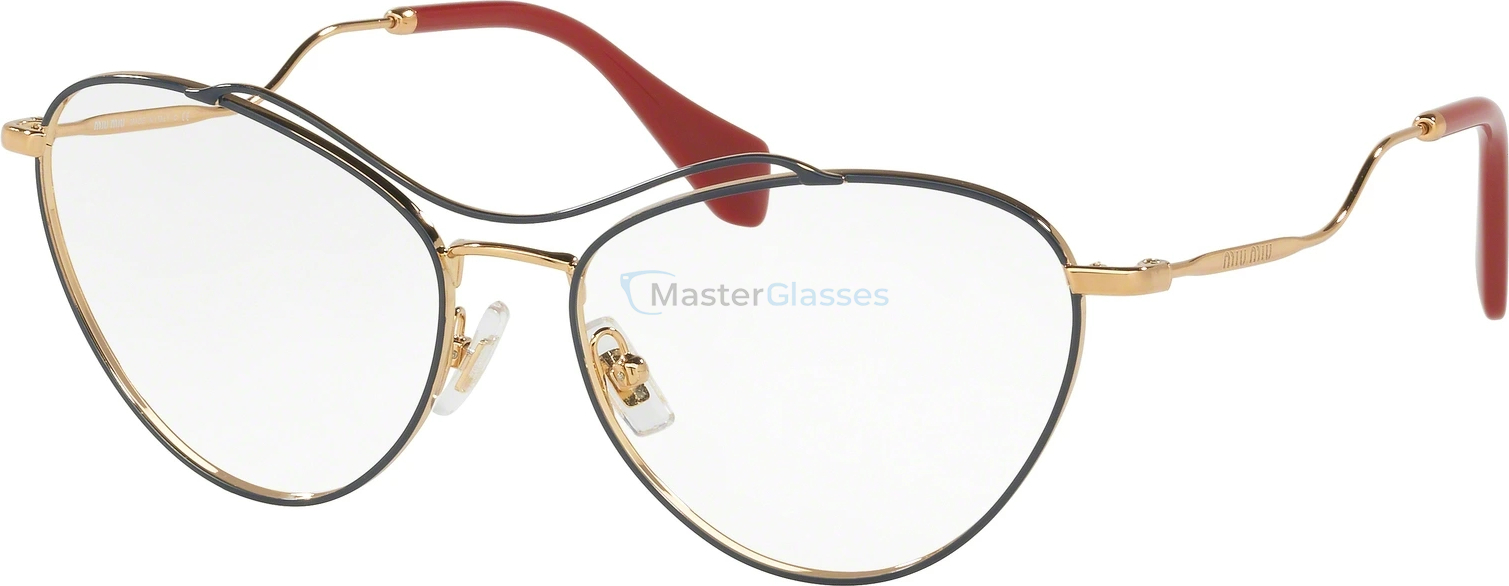 Оправа MIU MIU MU 53PV UE61O1 Antique Gold/blue