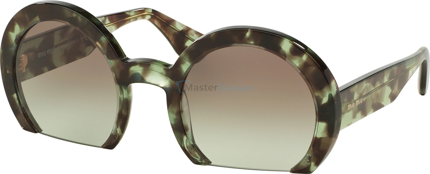 �������������� ���� MIU MIU MU 07QS UAG4K1 Green Havana