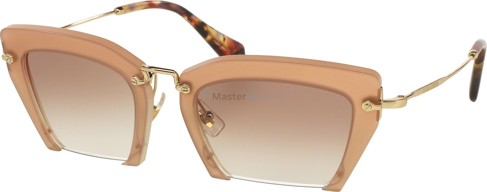 Солнцезащитные очки MIU MIU Rasoir MU 10QS UA81L0 Sand Pearl Pink