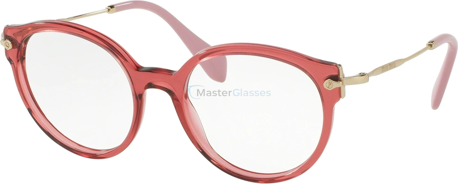  MIU MIU Core Collection MU 04PV U681O1 Transparent Amaranth