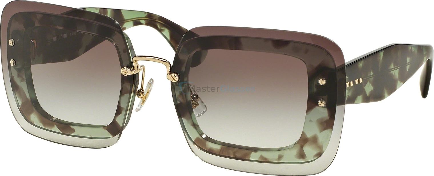 �������������� ���� MIU MIU MU 02RS UAG0A7 Green Havana