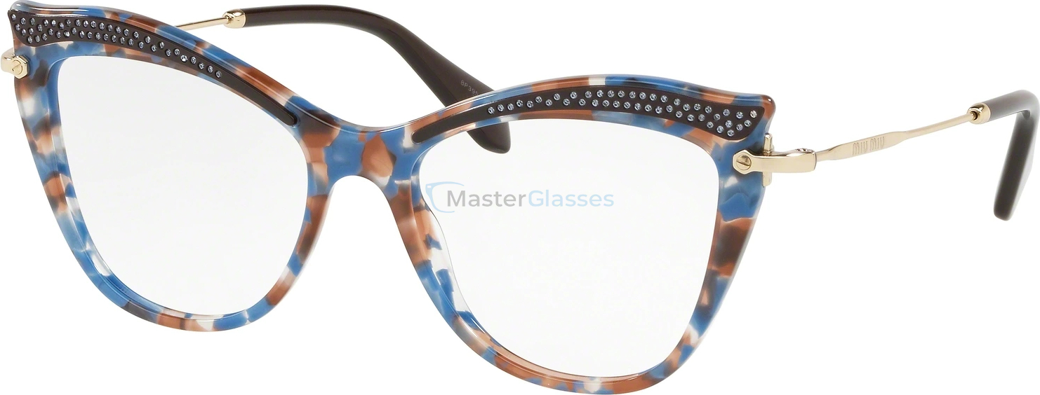 ������ MIU MIU Core Collection MU 06PV TZ51O1 Havana Azure/brown