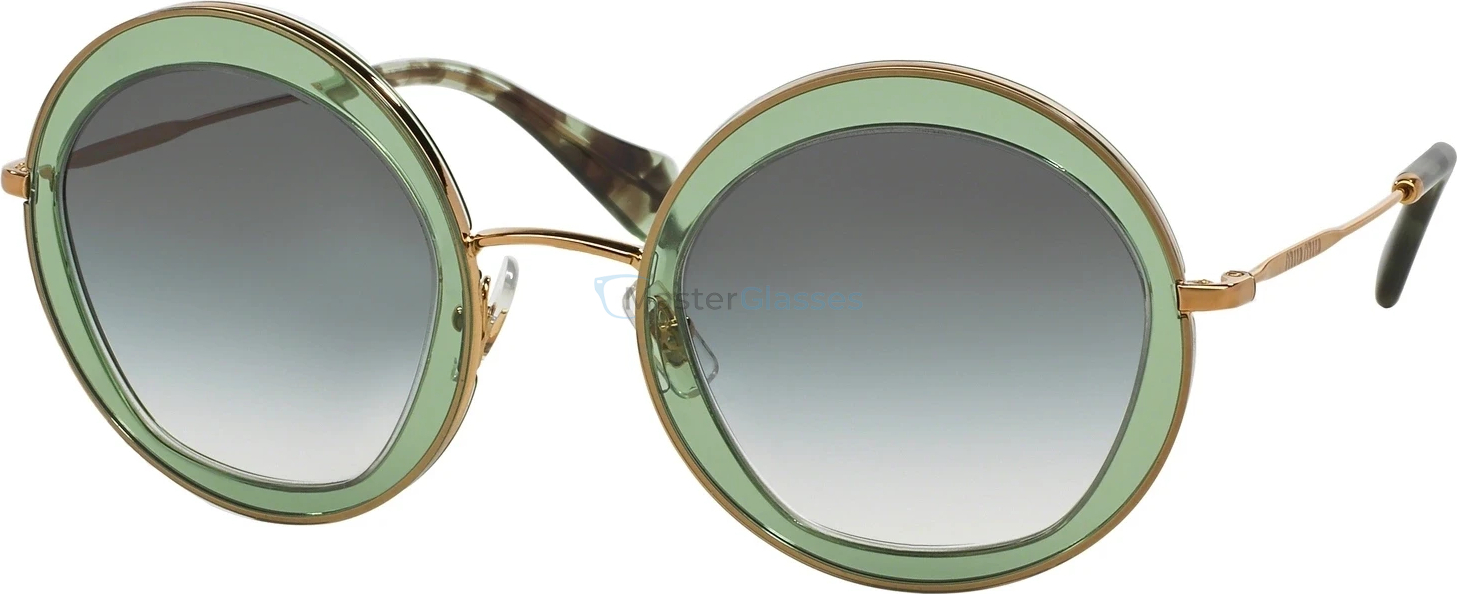 �������������� ���� MIU MIU MU 50QS TWN1E0 Transparent Green