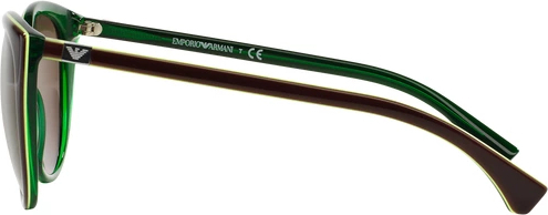 Солнцезащитные очки Emporio Armani EA4043 535173 Brown/green Line/green